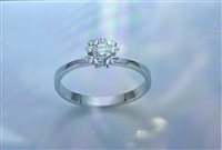 Anello Miluna Donna in Oro bianco Diamante LID3024-009 - LID3024-009